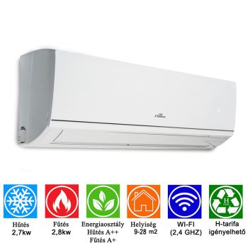   Fisher Comfort Plus 2,7kW inverteres split klíma szett FISHER FSAIF-CP-91AE3