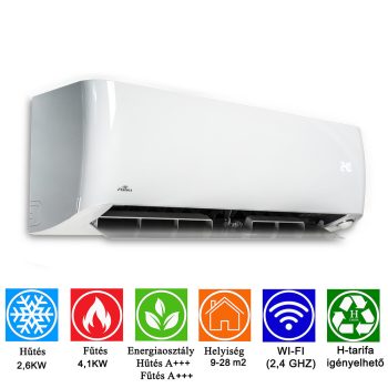   Fisher Nordic 2,6 kW inverteres split klíma szett FSAIF-NORD-93AE3