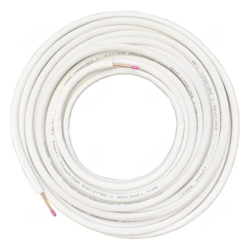 RÉZCSŐ RCOOL 6x1mm SZIGETELT PRÉMIUM, 25 m/tekercs, 1/4" HTGREZ008