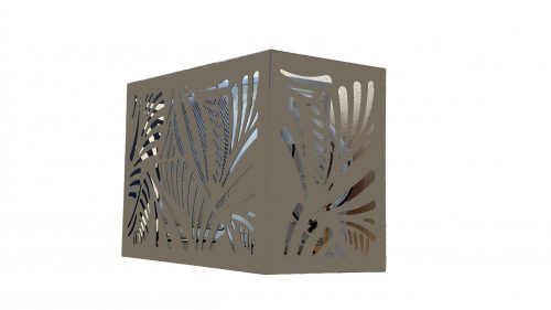 Klímatakaró box KLIMATAKAROBOX, alumínium, porfestett, TETŐ NÉLKÜL 100x70x50 cm