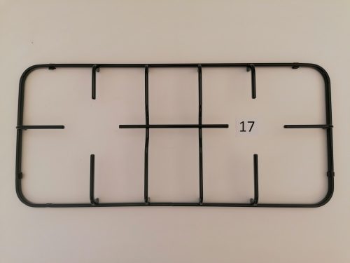 Főzőrács MA17, fekete, 48,5 x 22 cm