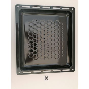 Tepsi MA20, fekete, 40,5 x 36 cm, méhsejt mintás