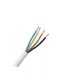 MT H05VV-F 4x1 MM2 100 Fm Fehér sodrott réz PVC szigetelésű 300/500V Kábel