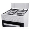 Samus SM450ANS Gáztűzhely Fehér 50cm, 4 gázégős