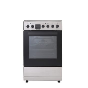   Samus SM564VTEINOX Kerámialapos tűzhely Inox, 56L,  A energiaosztály, Digit. kijelző, 50 cm