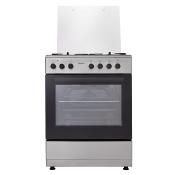   Samus SM662AENS Kombinált Tűzhely Inox 60cm, 1 Wok égővel, Piezo