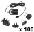 Tápegység, töltő, micro usb, 5V / 1,2A , 100 db/ csomag, univerzális töltő, TAV010501200100