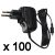 Micro USB töltő, 100 db-os csomag, 5 V, 1,2 A , 1,7 m kábel, TENWEI TAV010501200HU