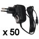 Micro USB töltő, 50 db-os csomag, 5 V, 1,2 A , 1,7 m kábel, TENWEI TAV010501200HU